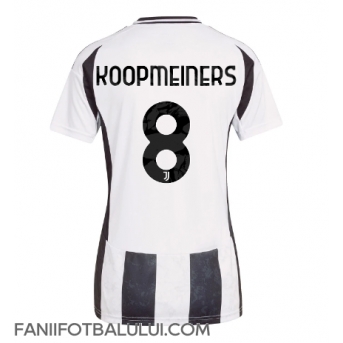 Juventus Teun Koopmeiners #8 Tricou Fotbal Replică 2024-25 Femei Acasa